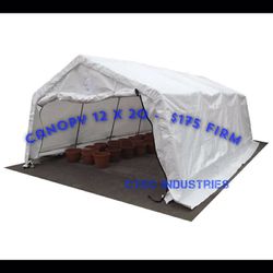 Canopy tent garage 12 x 20 $175 firm