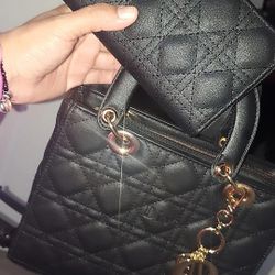 Womens Mothers Day Black Purse Crossbody 