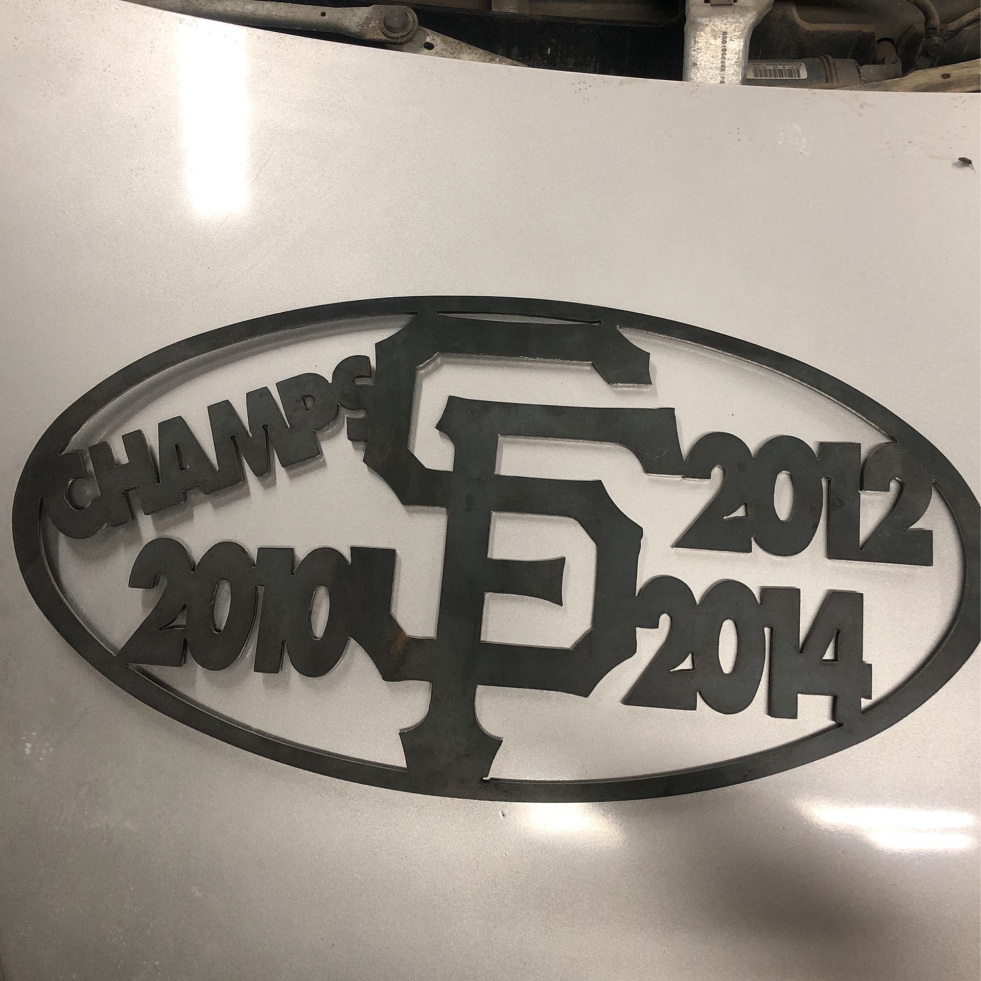 Raw Steel SF Giants Logo