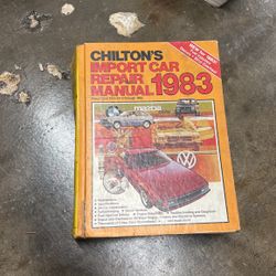 Hilton 1983 Import Car Manual