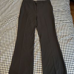 Banana Republic Dress Slacks New  Size 12 Black 