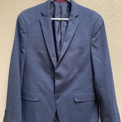 ALFANI Mens Sport Jacket Slim Fit Size 38R Navy Blue And