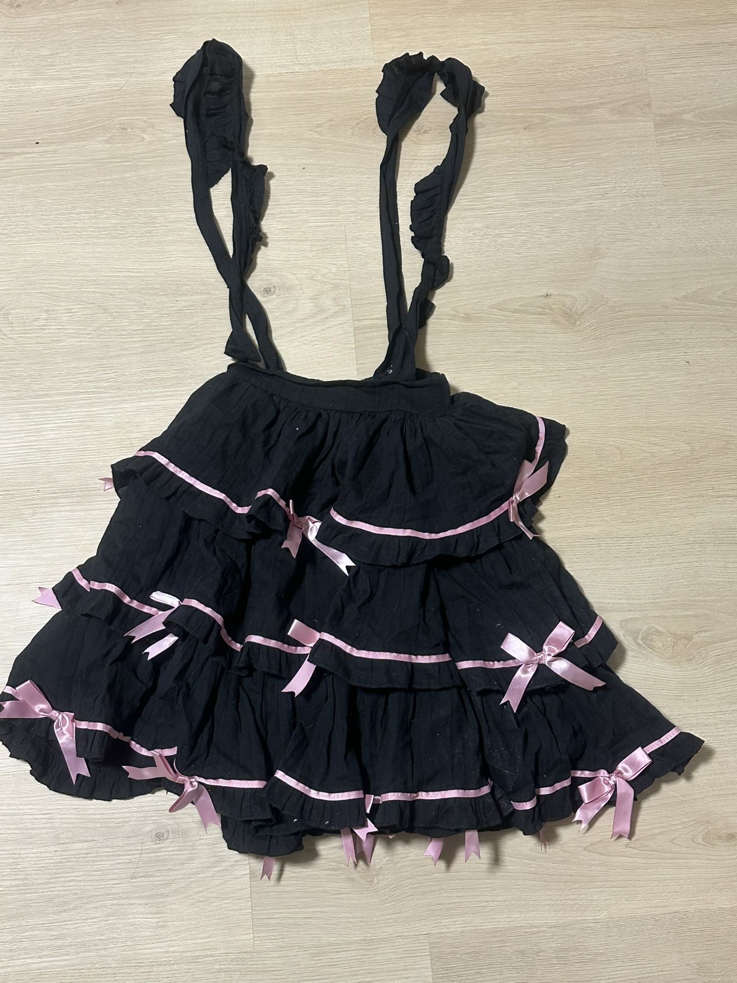 layered ruffled coquette/ lolita/ kawaii/cosplay style skirt