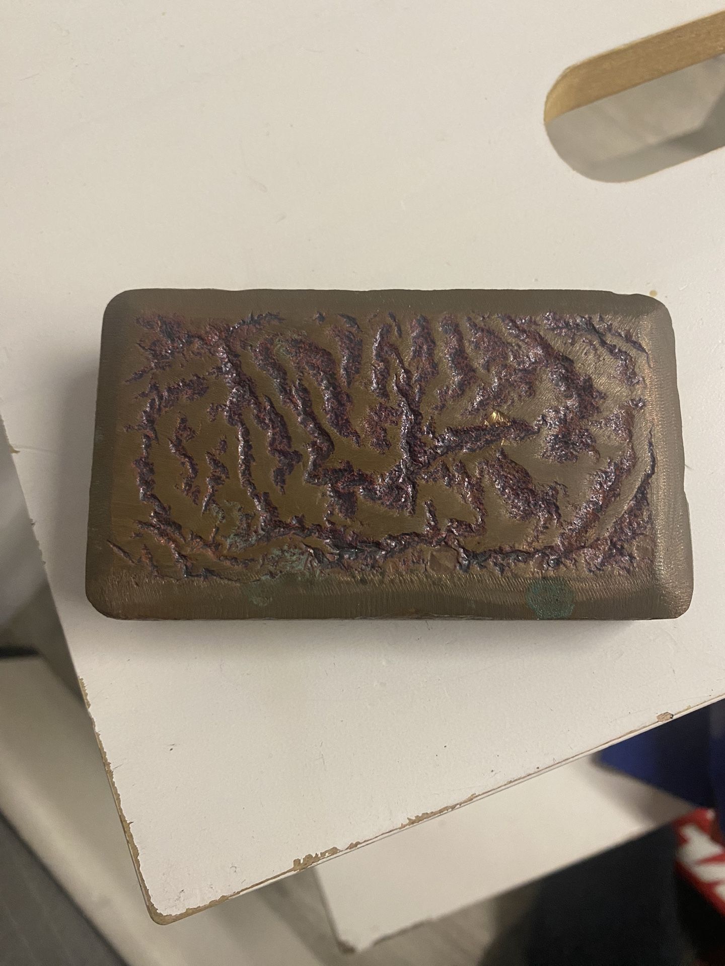 Solid Copper Bar – ~3 lbs | Great for Melting, Casting, or Welding