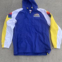 Denver Nuggets Hardwood Classic Windbreaker Size 2XL