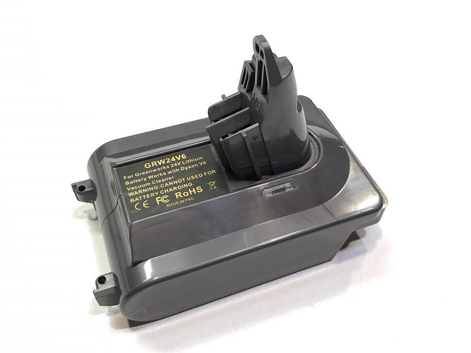 Battery Adapter, for Greenworks - Dyson V6 {2770}.[Parma]
