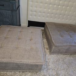 2 Luxury Tufted Modular Accent Chairs Delivery Available