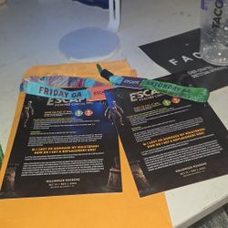 ESCAPE HALLOWEEN SATURDAY GA WRISTBAND