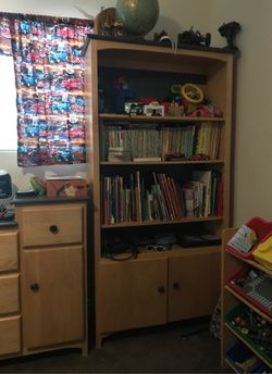 Book shelf and changing table/dresser