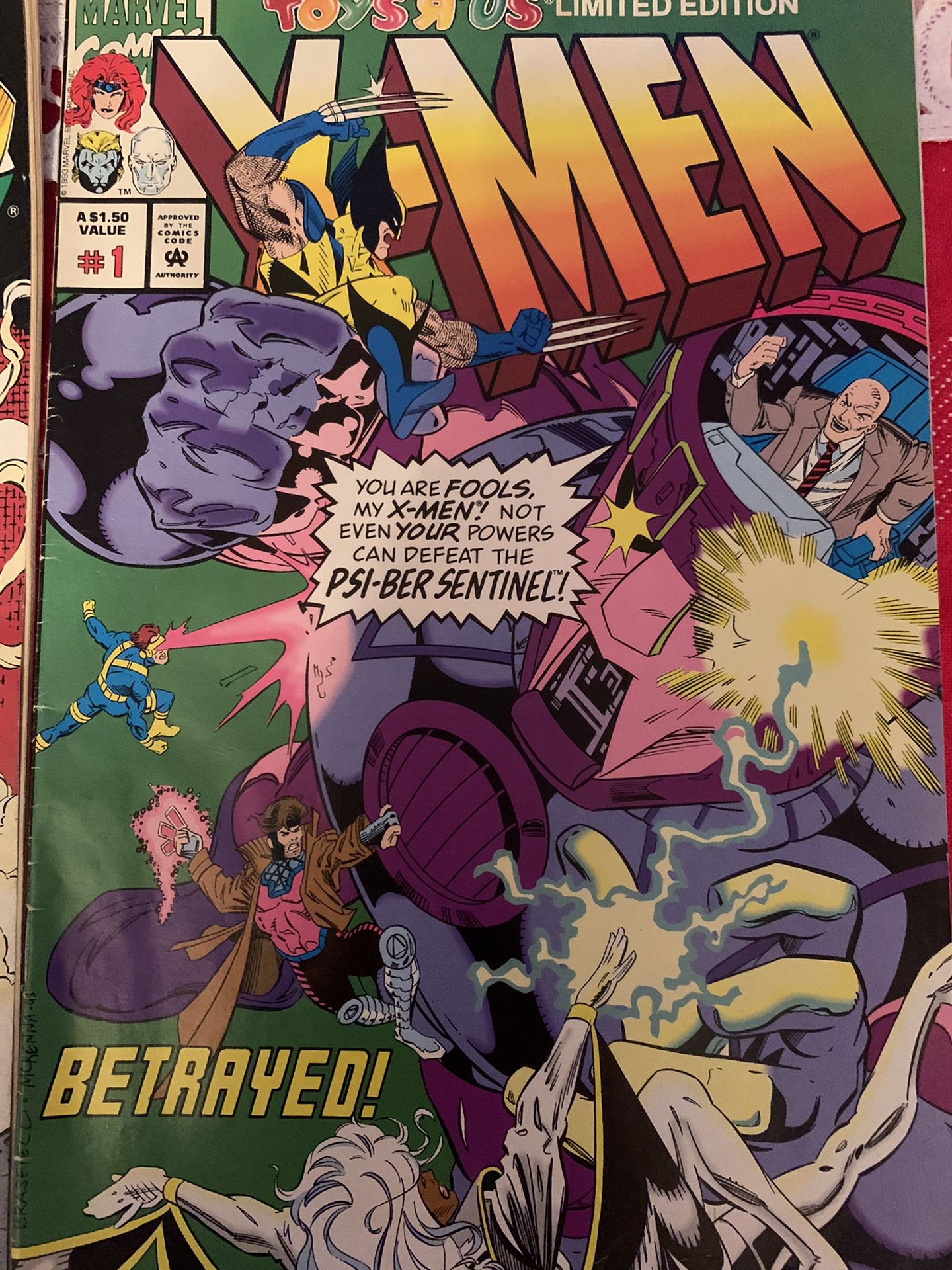 X-men vintage comics!