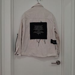 Men's Zara Off White Denim Shirt 