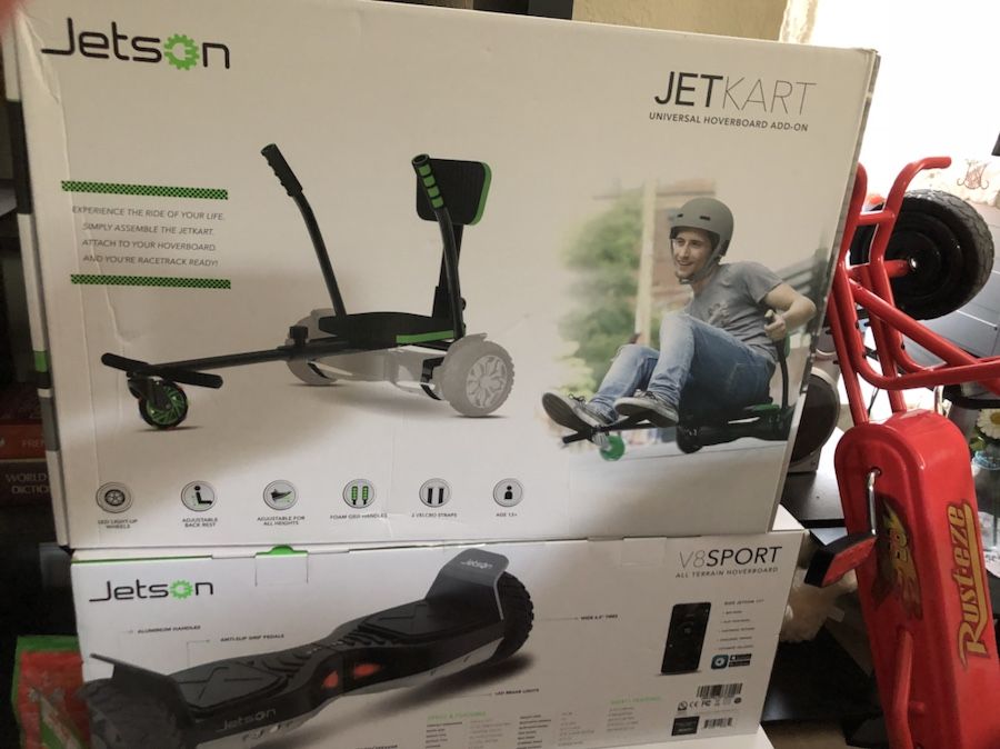 Jetson v8 all terrain hoverboard 2025
