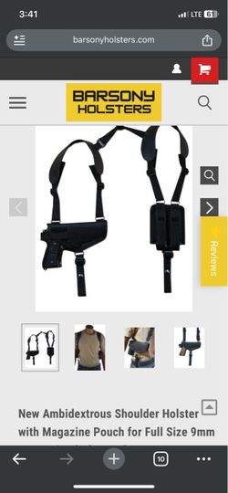 Ambidextrous Fabric Shoulder Holster