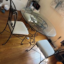 Glass Dining Table 