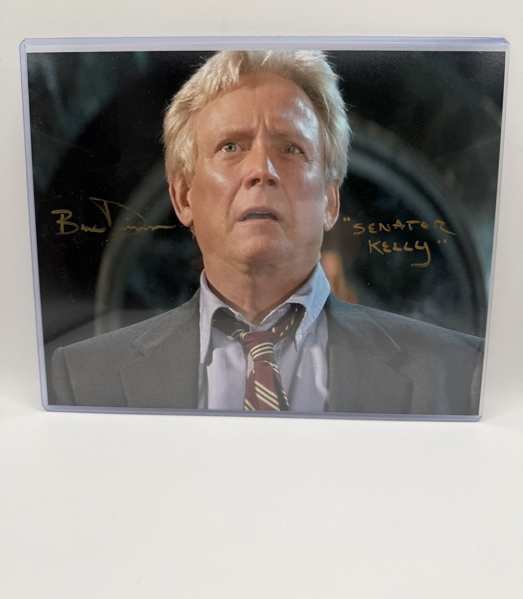 Bruce Davison X-Men "Senator Kelly" Signed Photo GCOA Witnessed Horror Con
