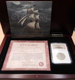 El Cazador Shipwreck 1776 Spanish Silver 2 Reales Coin