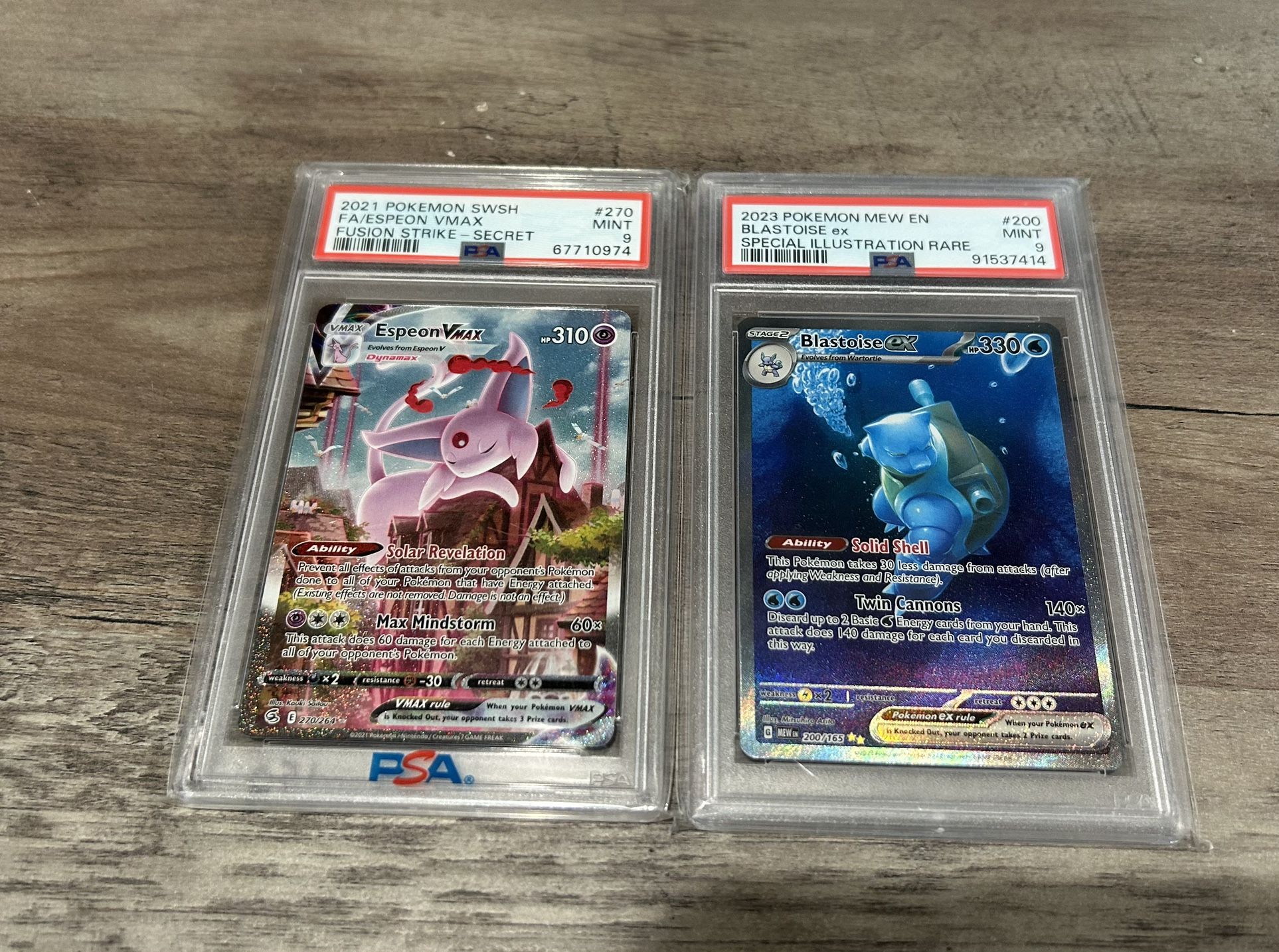 Pokemon PSA Slabs