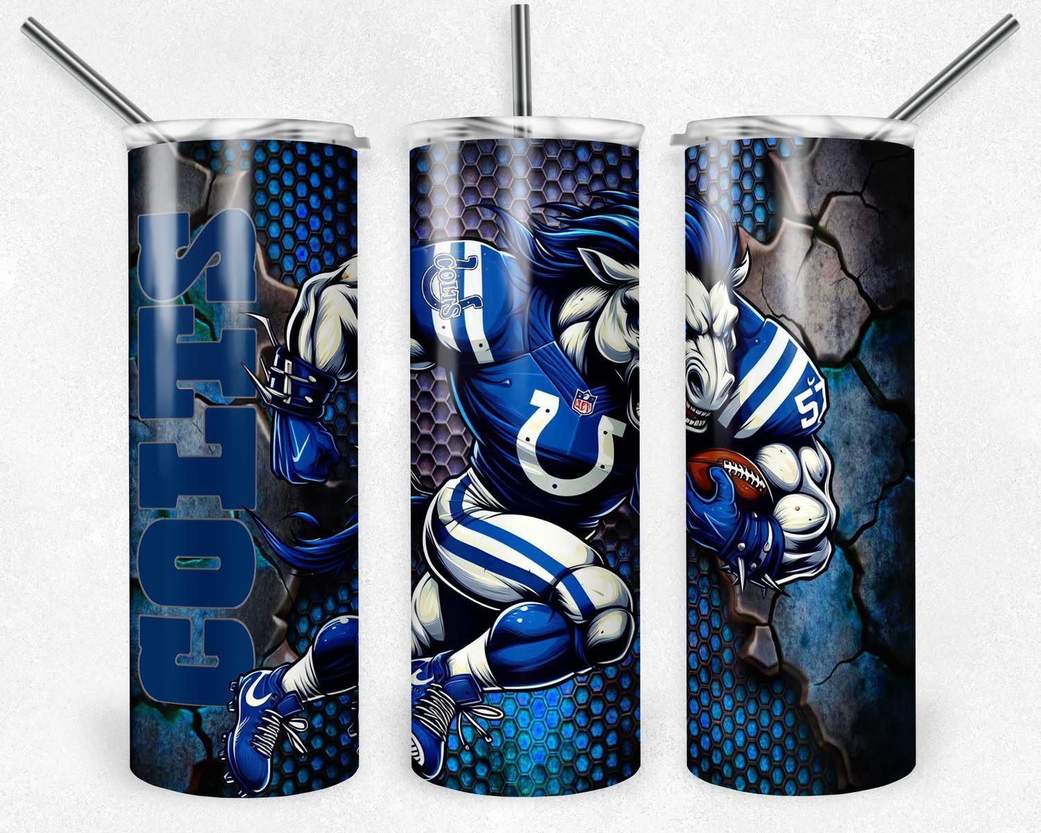 Indianapolis Colts Football Tumbler