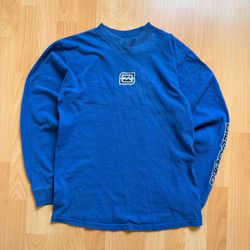 Vintage Y2K Billabong Blue Long Sleeve T-Shirt Size S Surf Skate Streetwear 90s 00s