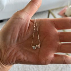 Sterling Silver Dainty Woman’s Heart Necklace