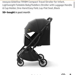 Compact travel stroller