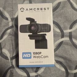 New 1080p Webcam with Microphone, Full HD USB Camera, and  Privacy Cover