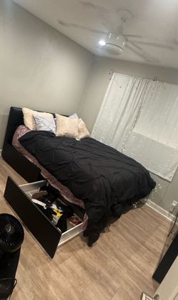Bed frame and mattress
