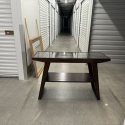 Glass Top Sofa Table