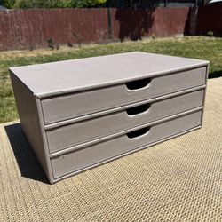 Three Drawers Container Box