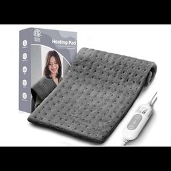 New Soft Grey Heating Pad for Muscle Relief
