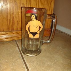 Andre The Giant Glass Mug