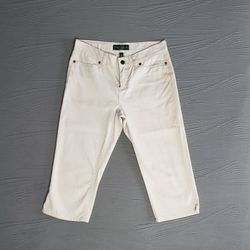 NWOT! LAUREN RALPH LAUREN Women's Khaki Bermuda Style Shorts (2P) Beige 