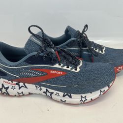 Brooks Women’s Trace 2 Running Shoes Size 12 White Peacoat Poppy Stars