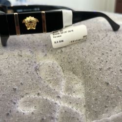 Versace Sunglasses VE4454 - Black & Gold - Authentic