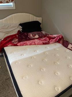 Bed frame and mattress