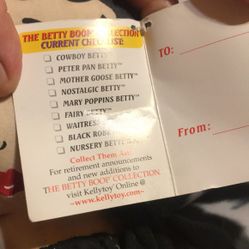 Black robe Betty boop doll