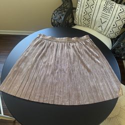 House Of Harlow Rose Gold Skirt 