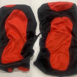 Red and Black Front Car Seat Covers