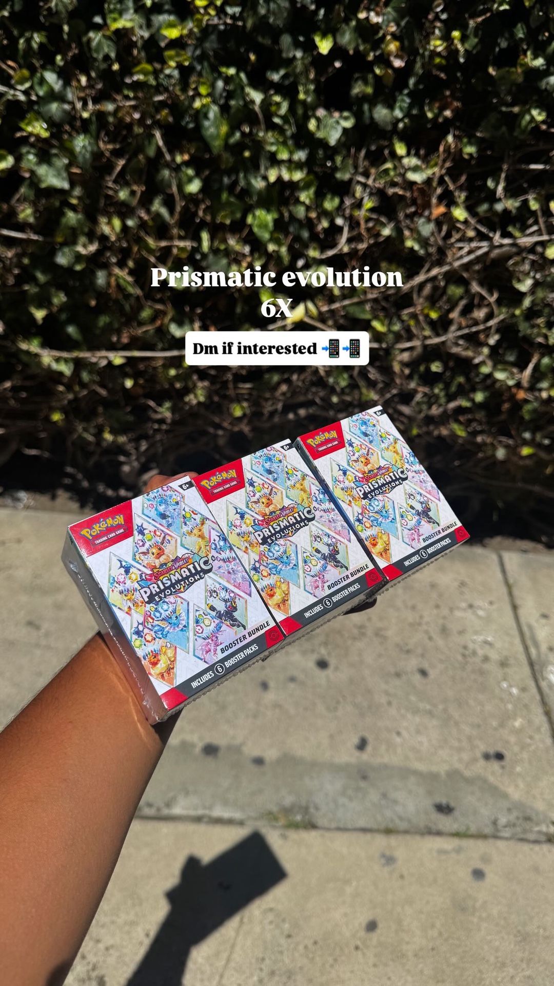 Prismatic Evolution Booster Bundle