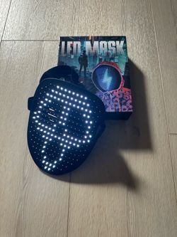 LED Mask and Gloves NEW