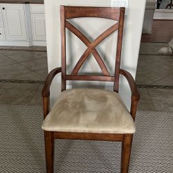 Upholstered Seat Armchair 