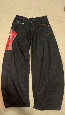 Alfreic Eden patchwork baggy jeans