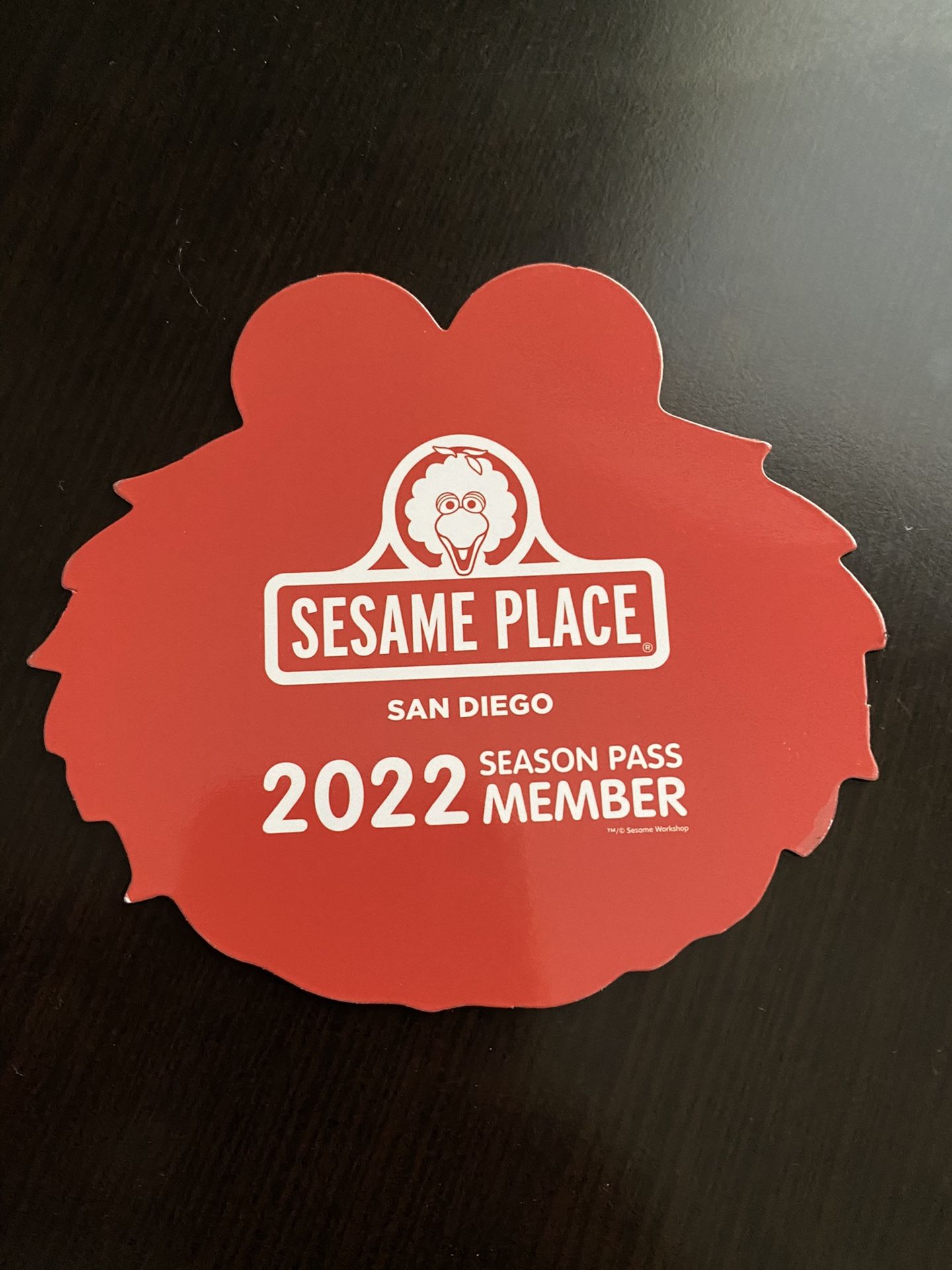Elmo Sesame Place Street Collectible Magnet 