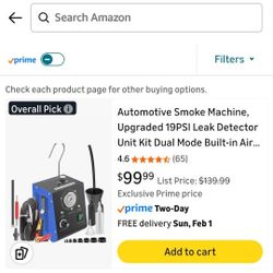 Automotive Smoke Leak Detector 