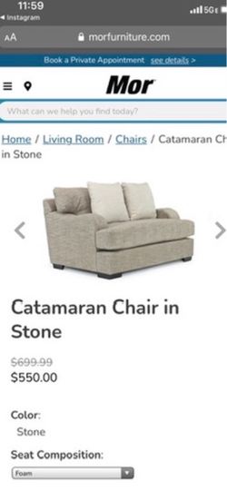 Love seat with ottoman