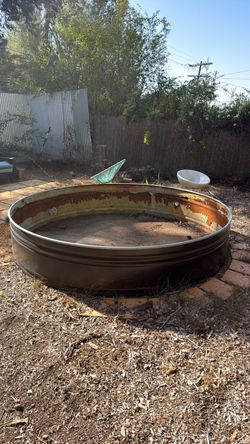 Stock tank pool 10 feet wide 2 feet high