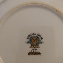 Noritake China Japan Ridgewood Item Number 5201