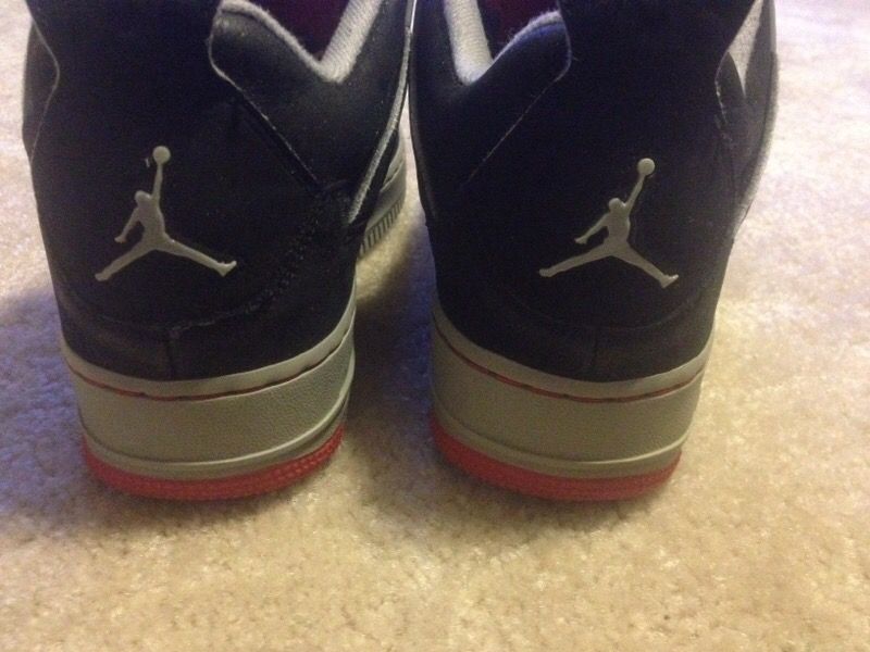 Nike air Jordan flight IV black cement red sz 6y  Shoes