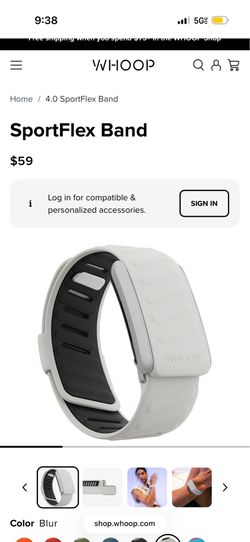 Whoop 4.0 SportFlex Band