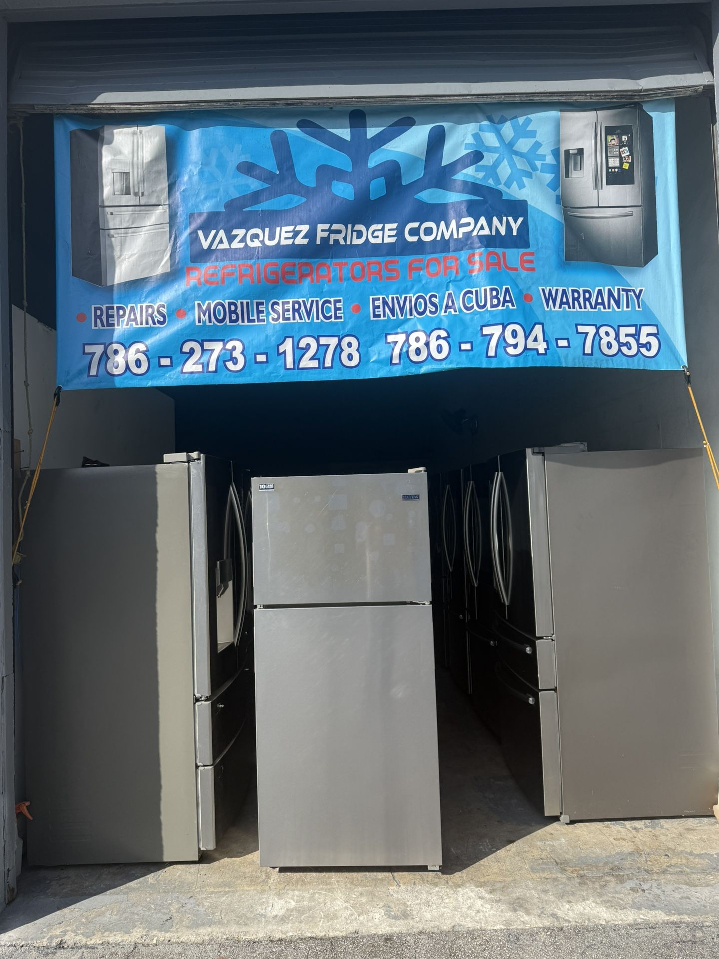 Nevera, Refrigerator Maytag, 30x30x66, Warranty 3 Months, Delivery Available